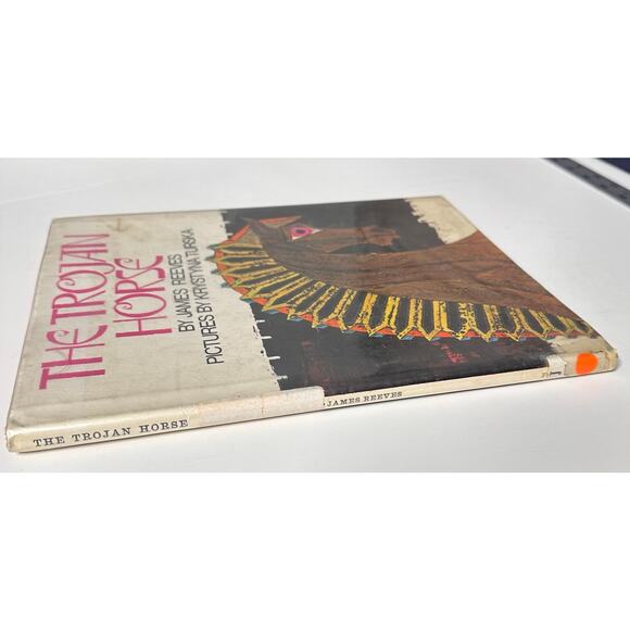 Vintage The Trojan Horse by James Reeves Greek Mythology 1969 Library Copy - Picture 3 of 7